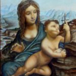 Nach einem Gemälde von Leonardo da Vinci