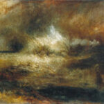 Darstellung vom Schiffbruch bei aufgeführten See