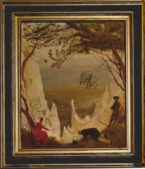 Der deutsche Romantiker malte viele Szenen von Norddeutschen Landschaften