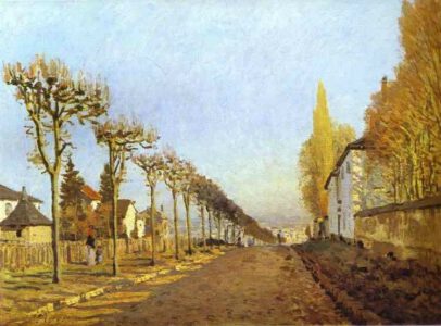 Impressionistisches Gemälde nach Sisley