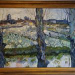 Van Gogh malte mit pastos aufgetragenen Farben